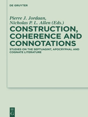 cover image of Construction, Coherence and Connotations